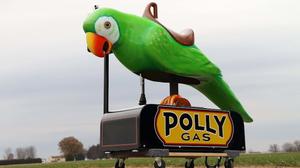  Polly Gas Parrot Kiddie Ride 62X40X24