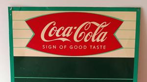  Coca Cola Menu Board 20X28