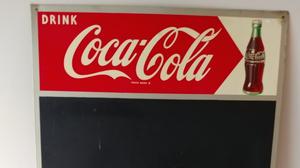  Coca Cola Menu Board With Bottle