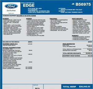  Ford Edge SEL AWD