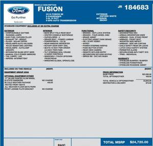  Ford Fusion SE FWD