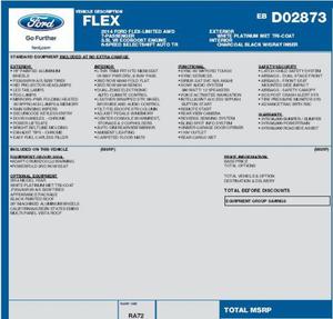  Ford Flex 4DR Limited AWD W/Ecoboost