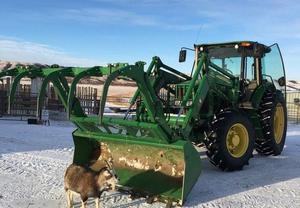  John Deere D Cab Mfwd Tractor