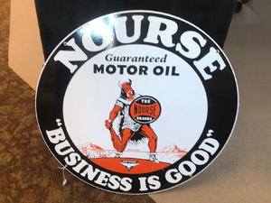 Course Motor OIL Sign