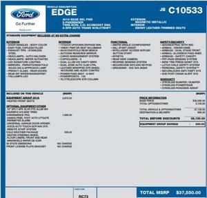  Ford Edge SEL FWD