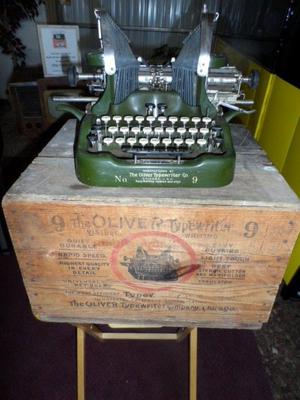  Oliver Model 9 New OLD Stock Typewriter With BOX ETC.