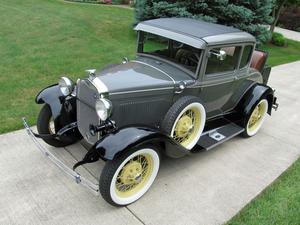  Ford Model A Deluxe Coupe With Dual Sidemounts And