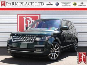  Land Rover Range Rover Autobiography