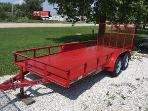  Wesco 16' Utility With Ramp Trailer