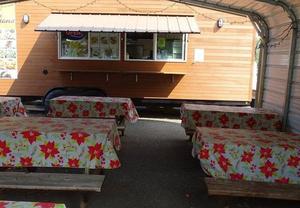  Eagle Custom Cedar Wood Food Cart