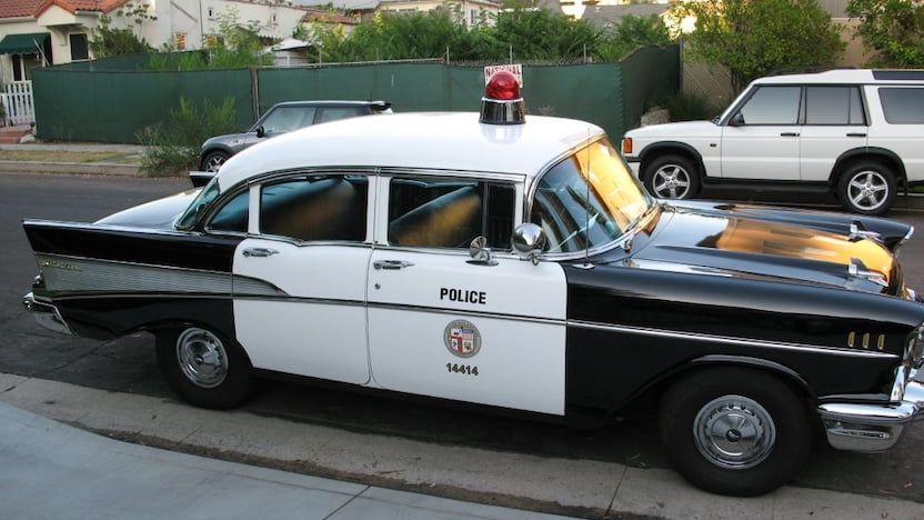  Chevrolet Bel Air Police Car