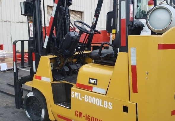  Caterpillar Gc40kstr--Lb -Propane-Forklift